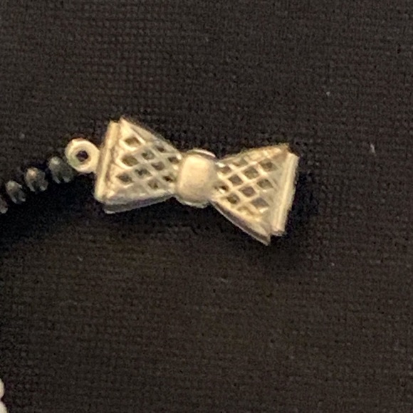 Vintage Black/White Seed Bead Collar Necklace - Picture 7 of 10